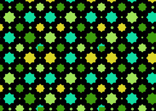 多彩四叶草图案背景