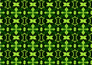 绿色几何图案无缝背景