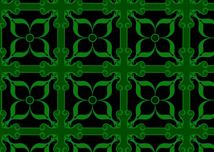 绿色几何花纹图案背景