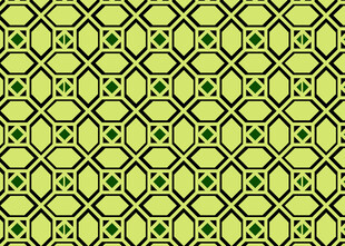 绿色几何图案无缝背景