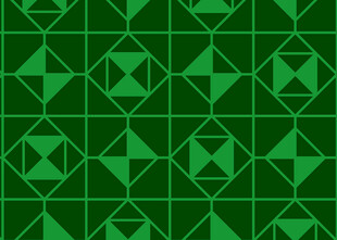 绿色几何图案无缝背景