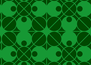 绿色几何图案无缝背景