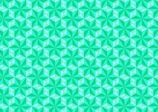 清新绿色几何花纹图案