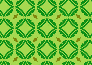 绿色几何图案无缝背景