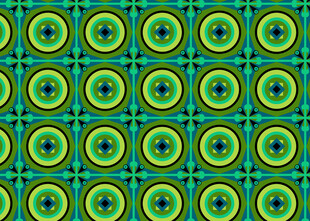 绿色几何图案无缝背景