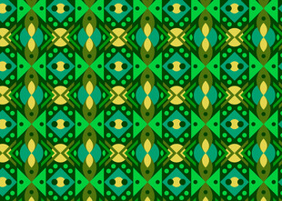 绿色几何花纹图案背景