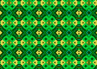 绿色几何花纹图案背景
