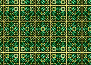 绿色几何图案无缝纹理背景