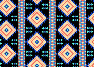 几何图案民族风无缝花纹