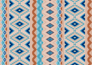 几何图案民族风无缝纹理