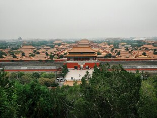 俯瞰故宫壮丽古建筑景观