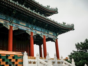 古典中式建筑精美一角