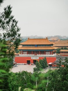 故宫一角古建筑景观