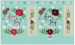 圣诞花卉装饰图案设计