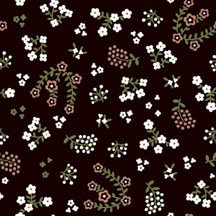 黑色底小碎花图案背景