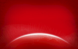 红色渐变曲线背景图