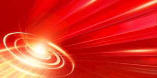 红色炫光动感抽象背景图