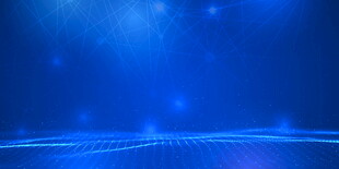 蓝色梦幻渐变科技背景图