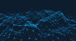 科技感网络线条抽象画面