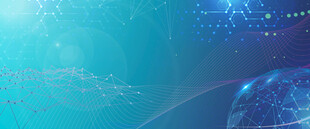 梦幻科技风蓝色背景