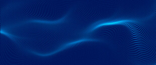 蓝色波浪纹理背景图