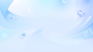 梦幻淡蓝渐变抽象背景图