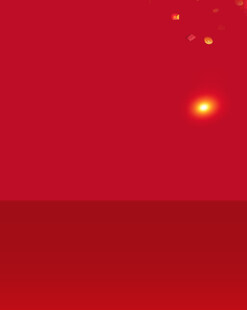 红色背景上的闪烁光点