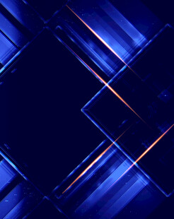 蓝色科技感几何线条背景