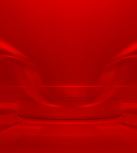 红色褶皱布料背景