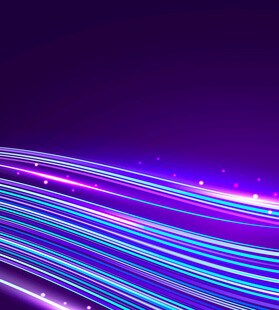 炫彩流动光线背景图