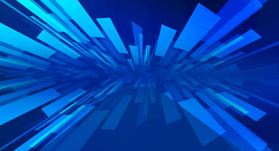 蓝色科技感几何图形背景