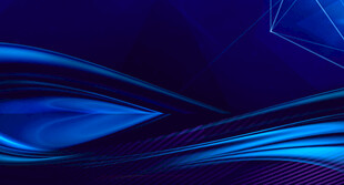 蓝色动感线条抽象背景图