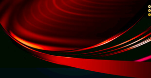 红色动感线条抽象背景图