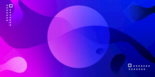 梦幻渐变流体背景图案