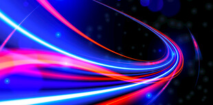 炫彩流动光线背景图