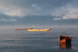 海上船只与机械场景