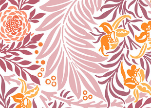 花卉植物图案背景设计