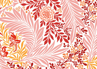 花卉植物图案背景纹理