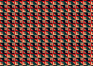 红黑几何图案纹理背景