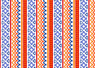 民族风几何条纹图案