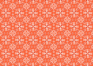 橙色几何花纹图案背景