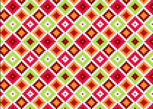 多彩几何图案纹理背景