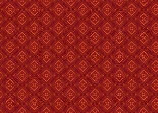 复古红色几何花纹图案