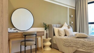 简约温馨卧室室内场景