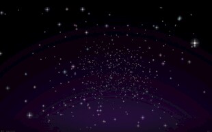 梦幻紫色星空背景图