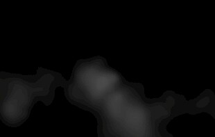 黑白模糊抽象烟雾景象