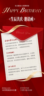 生日邀请函 