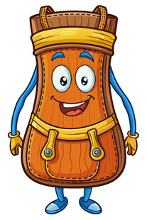 可爱卡通背包形象