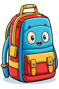 可爱卡通背包形象