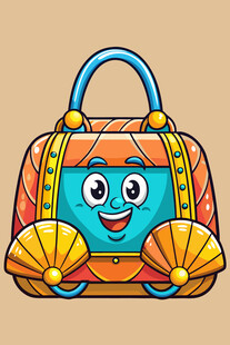 可爱卡通手提包